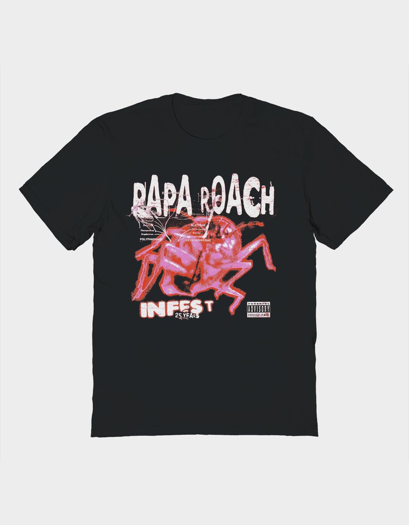 PAPA ROACH Infest 25 Years Unisex Tee image number 0