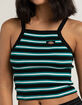 DICKIES Stripe Rib Knit Womens Tank Top image number 2
