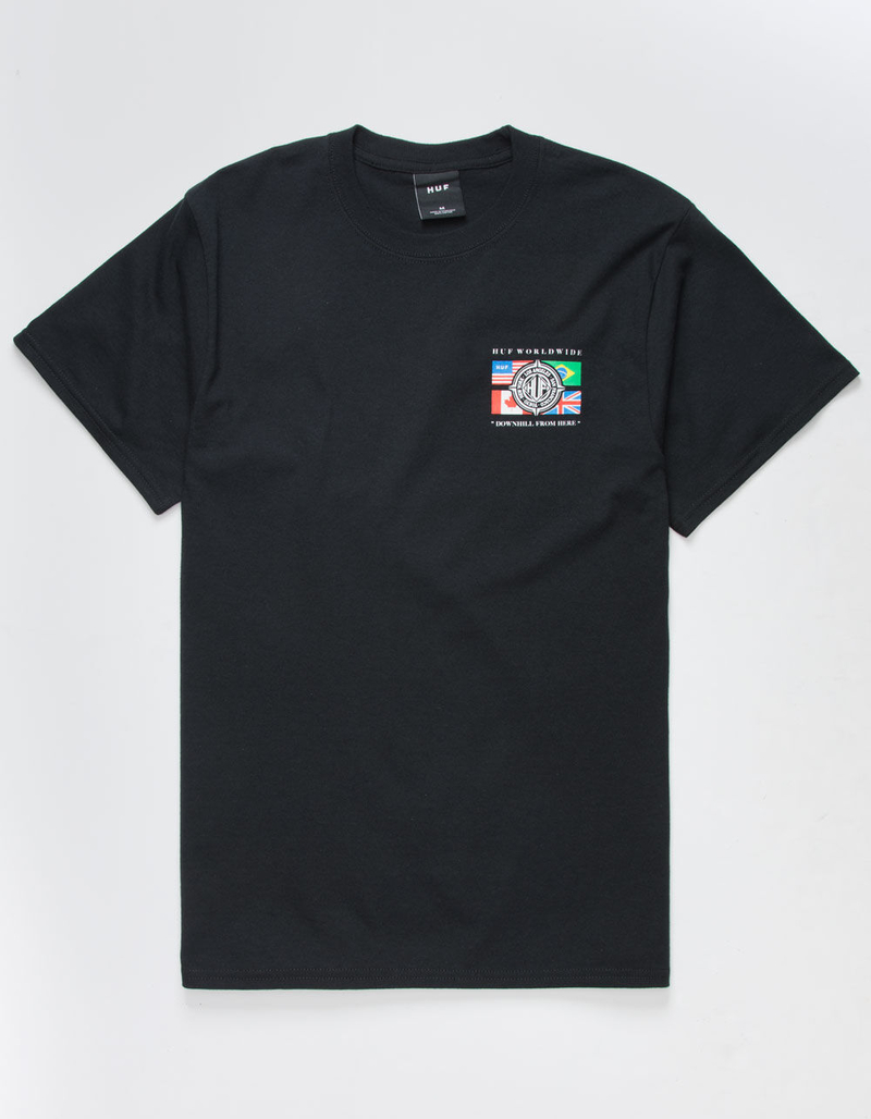 HUF Global Waves Mens T-Shirt image number 1