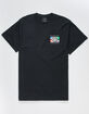 HUF Global Waves Mens T-Shirt image number 2