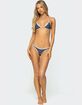 EDIKTED Dina Contrast Triangle Bikini Top image number 5