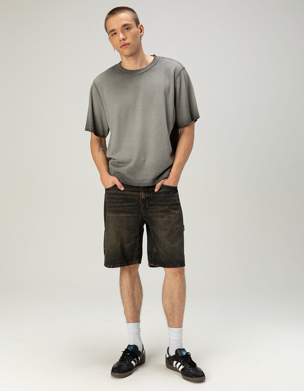 RSQ Mens Loose Carpenter Jorts - RUST - 30 | Tillys