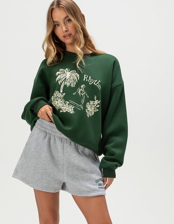 RHYTHM Surf Fleece Womens Shorts Primary Image