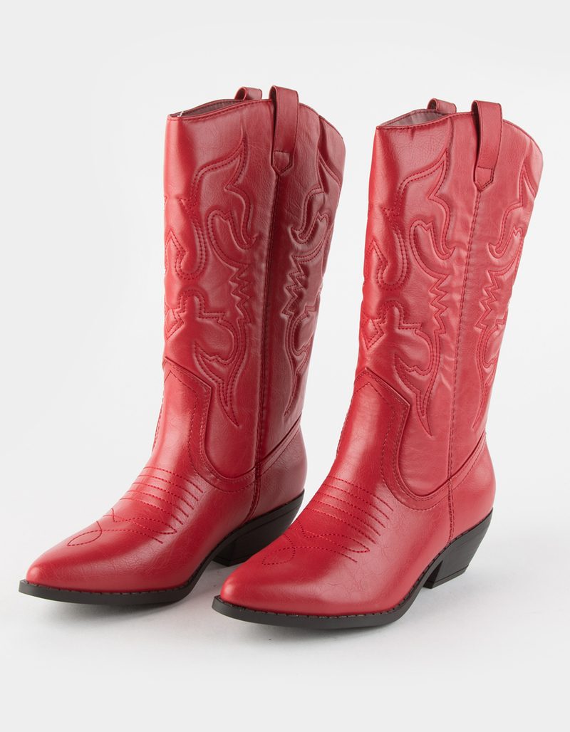 SODA Reno Womens Tall Cowboy Western Boots image number 0