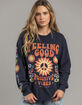 FULL TILT Feeling Good Womens Oversized Tee image number 1