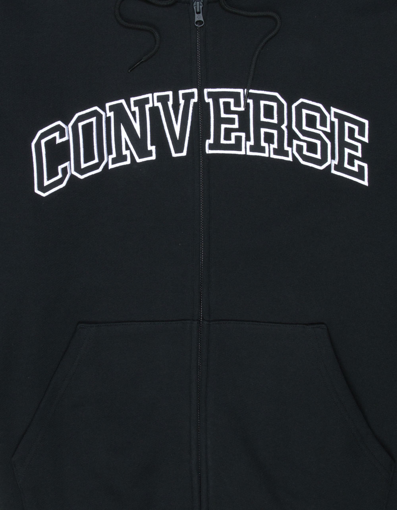 CONVERSE Retro Mens Zip-Up Hoodie image number 1