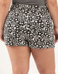 FULL TILT Floral Swirl Print Womens Shorts image number 8
