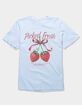 STRAWBERRY Picked Fresh Bow Unisex Tee image number 1