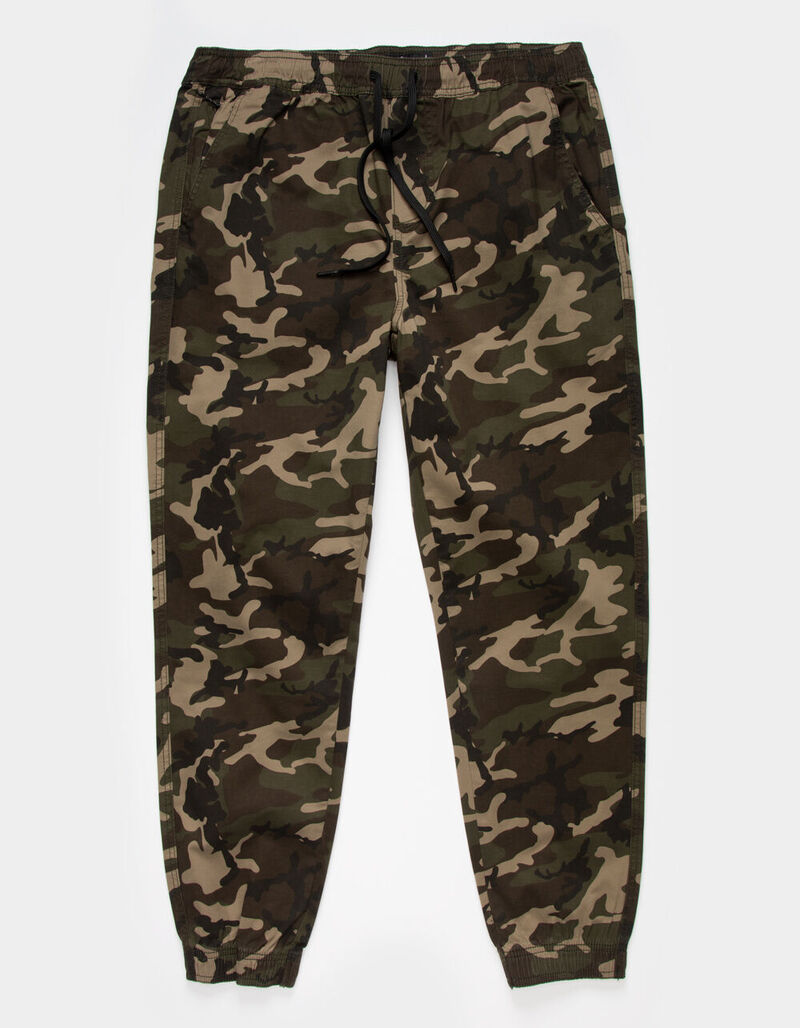 RSQ Twill Mens Camo Jogger Pants CAGRN 373555533