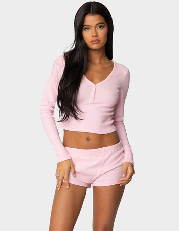 EDIKTED Rebekah Ribbed Top Primary Image