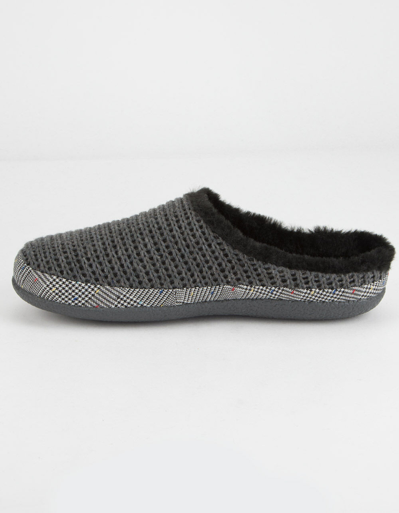 TOMS Sweater Knit Gray Womens Mule Slippers image number 2