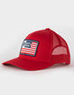 SALTY CREW Freedom Flag Retro Mens Trucker Hat image number 2
