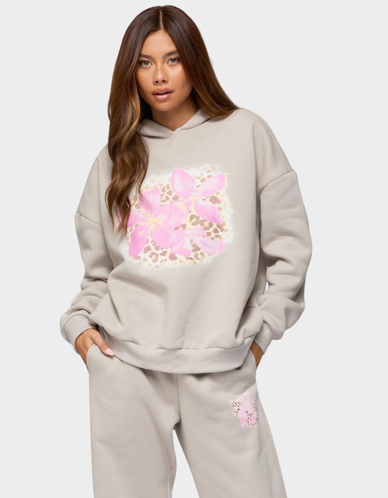 EDIKTED Wild Petal Hoodie image number 0