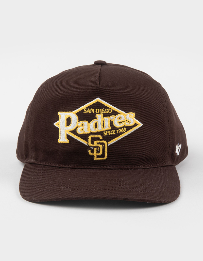 47 BRAND San Diego Padres Golden Diamond '47 Hitch Snapback Hat image number 1