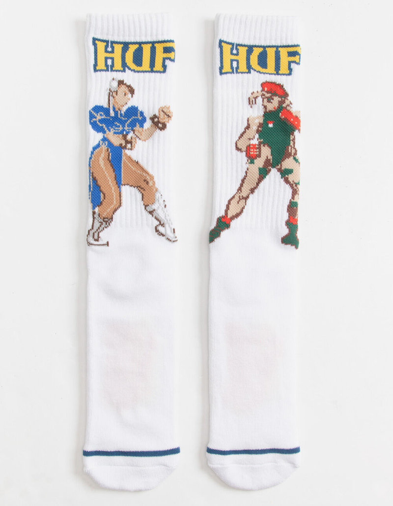 HUF x Street Fighter II Mens Crew Socks image number 0