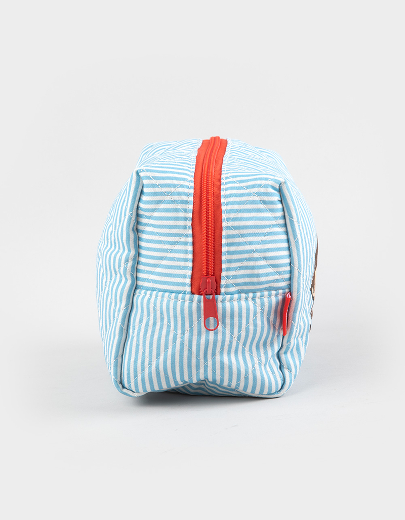 MONCHHICHI Striped Makeup Pouch image number 4