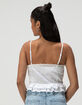 NOISY MAY Cille Womens V-Neck Tie Top image number 4