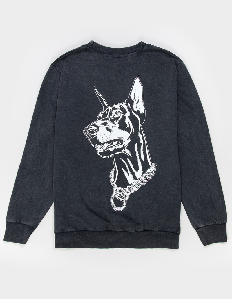 DEATH ROW RECORDS Doberman Mens Crewneck Sweatshirt image number 0