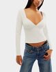 FREE PEOPLE Duo Corset Womens Long Sleeve Top image number 1