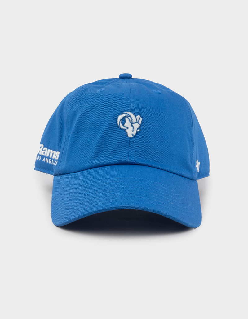 47 BRAND Los Angeles Rams Foundational '47 Clean Up Strapback Hat image number 1