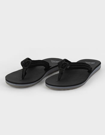 QUIKSILVER Carver Suede Mens Flip Flops Primary Image