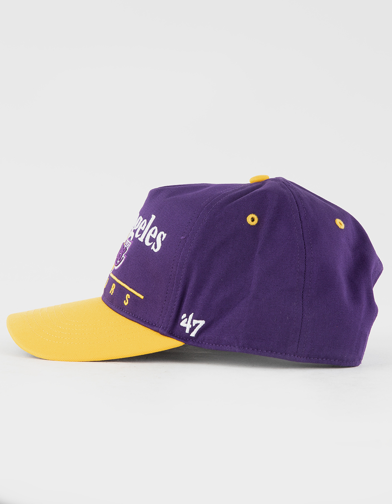 47 BRAND Los Angeles Lakers Snapback Hat image number 2