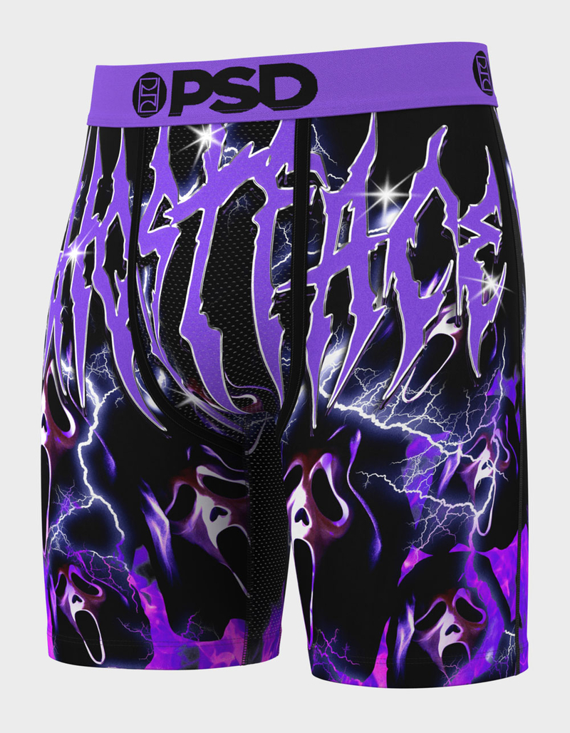 PSD Ghostface Mens Boxer Briefs image number 1