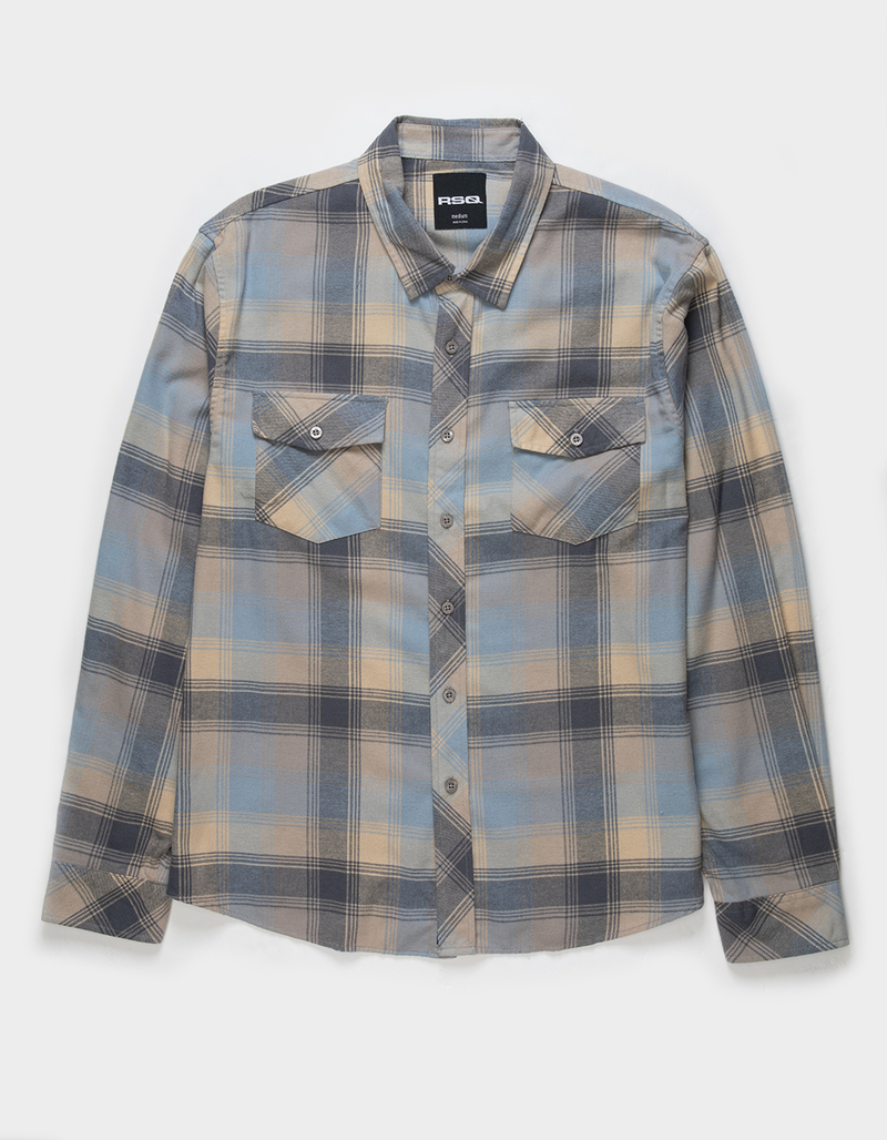 RSQ Mens Plaid Flannel image number 0