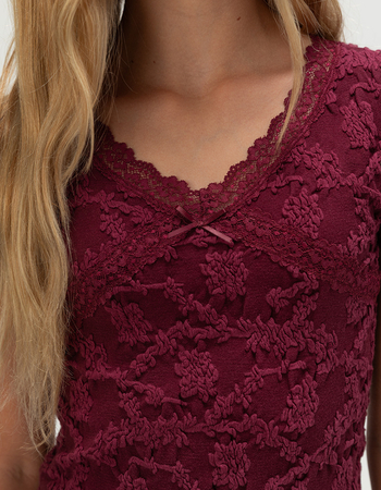 RSQ Girls Lace Seamless Top Alternative Image
