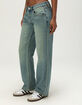 RSQ Womens Low Rise Loose Straight Jeans image number 3