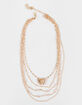 FULL TILT Multi Chain With Stones Layered Necklace image number 1