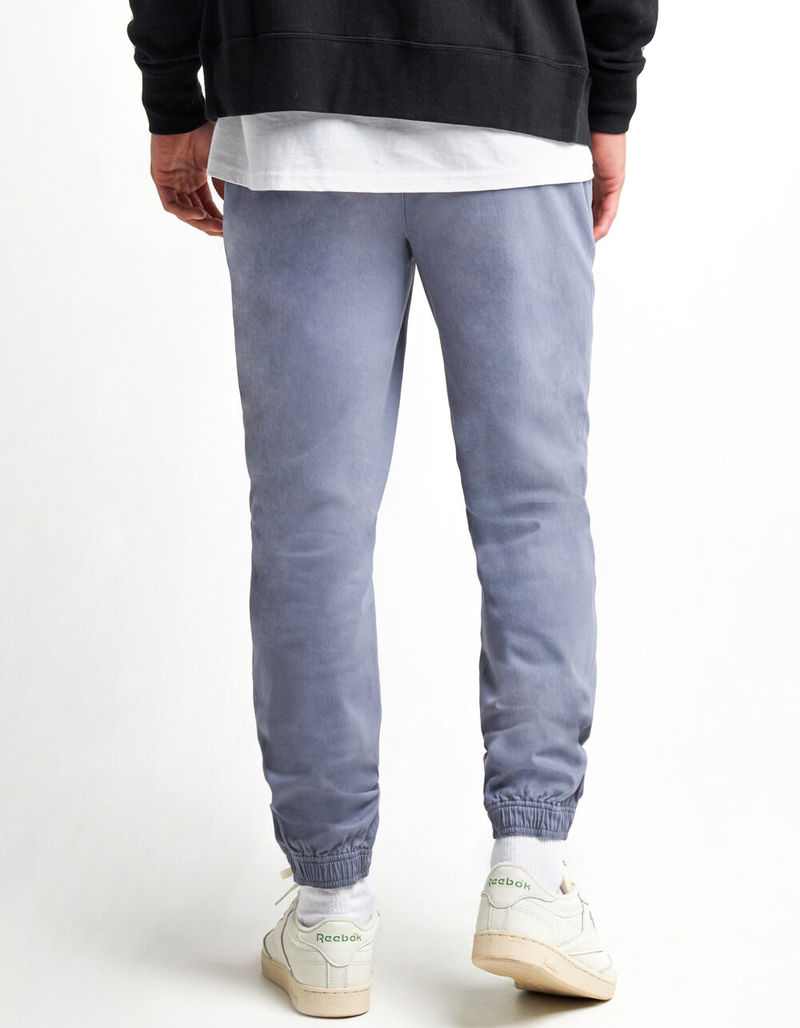 RSQ Twill Mens Dusty Blue Jogger Pants image number 3