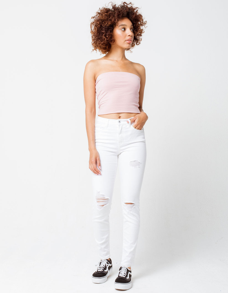 FULL TILT Essentials Pink Womens Tube Top image number 3