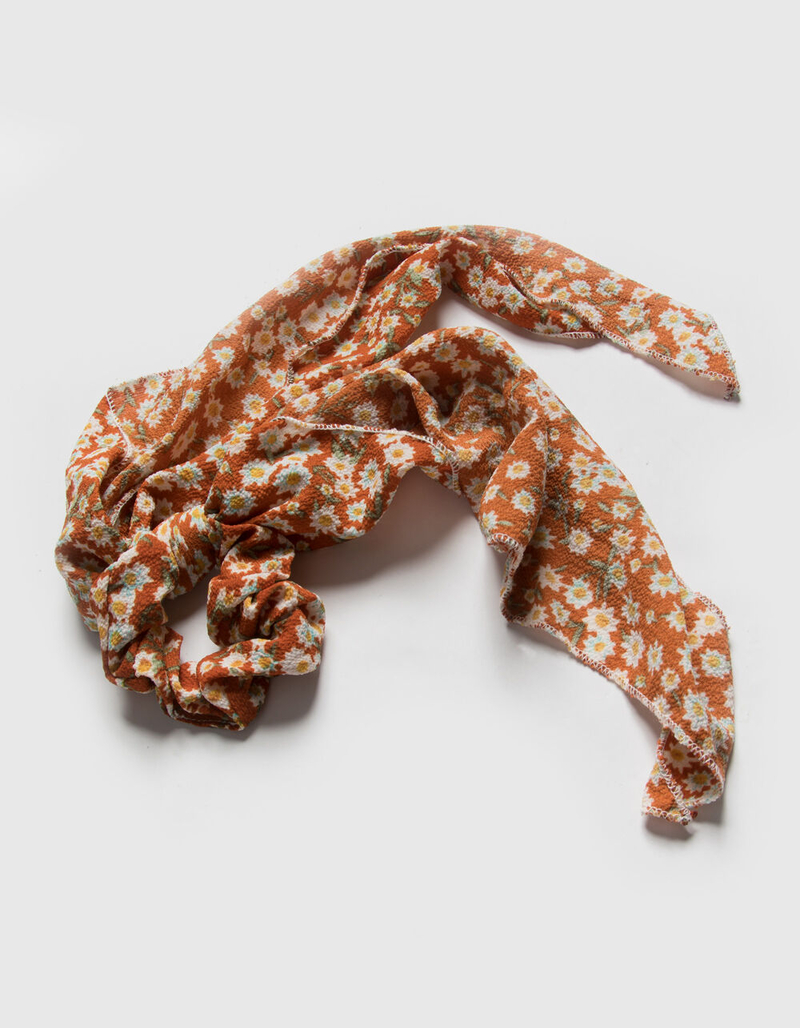 FULL TILT Ditsy Floral Scarf Scrunchie image number 0
