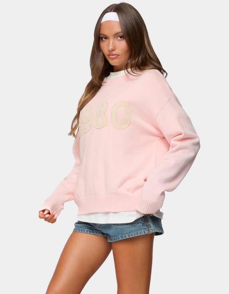 EDIKTED 1980 Oversized Knit Sweater image number 2