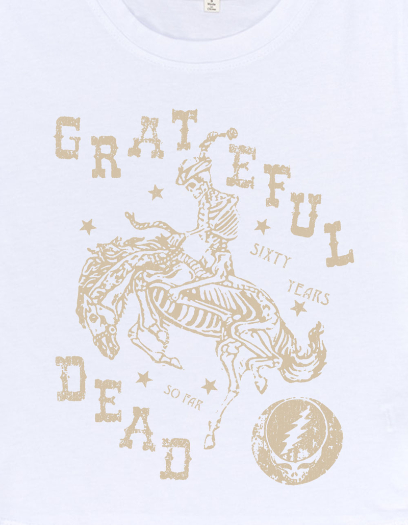 GRATEFUL DEAD Skeleton Horse Womens Baby Tee image number 1