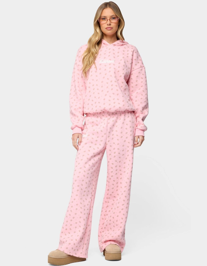 EDIKTED Flower Power Sweatpants image number 4