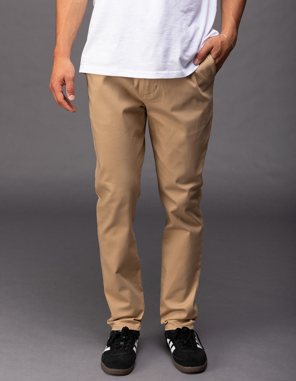 RSQ Mens Slim Taper Chino Pants - KHAKI - 29X30 | Tillys