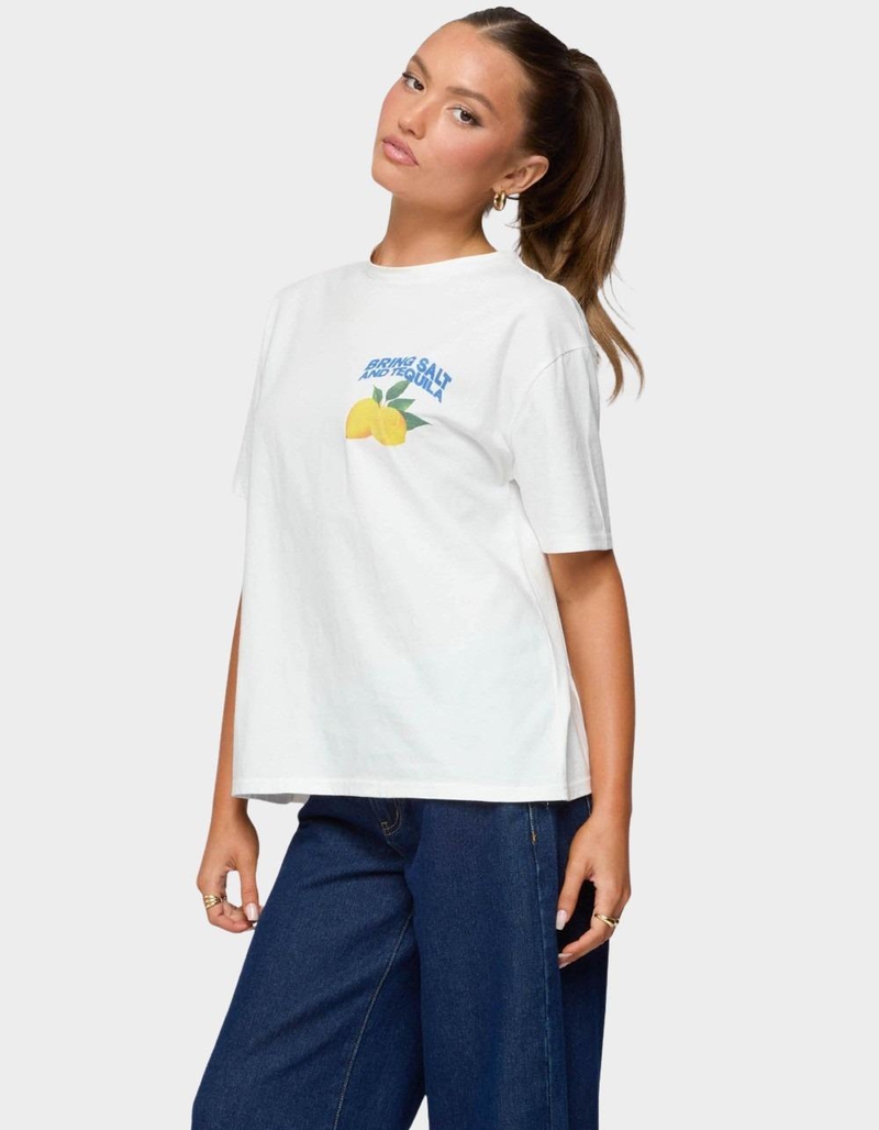 EDIKTED Let's Make Margs Oversized Tee image number 1
