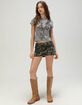 AFFLICTION Rosary Of Life Womens Baby Tee image number 4