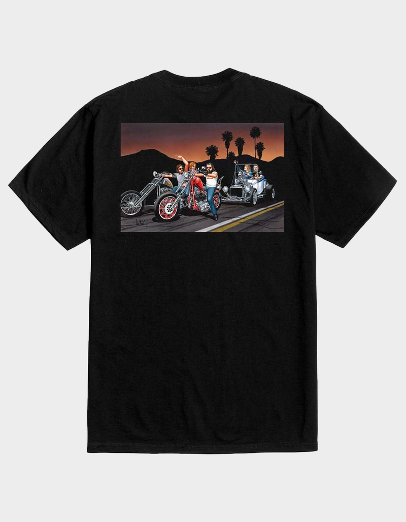 LOSER MACHINE x David Mann Hot Rod Help Mens Tee image number 0