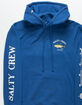 SALTY CREW Ahi Mount Electric Blue Mens Hoodie image number 3