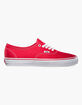 VANS Authentic Red Shoes image number 1