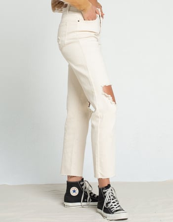 RSQ High Rise Womens Straight Leg Jeans Alternative Image