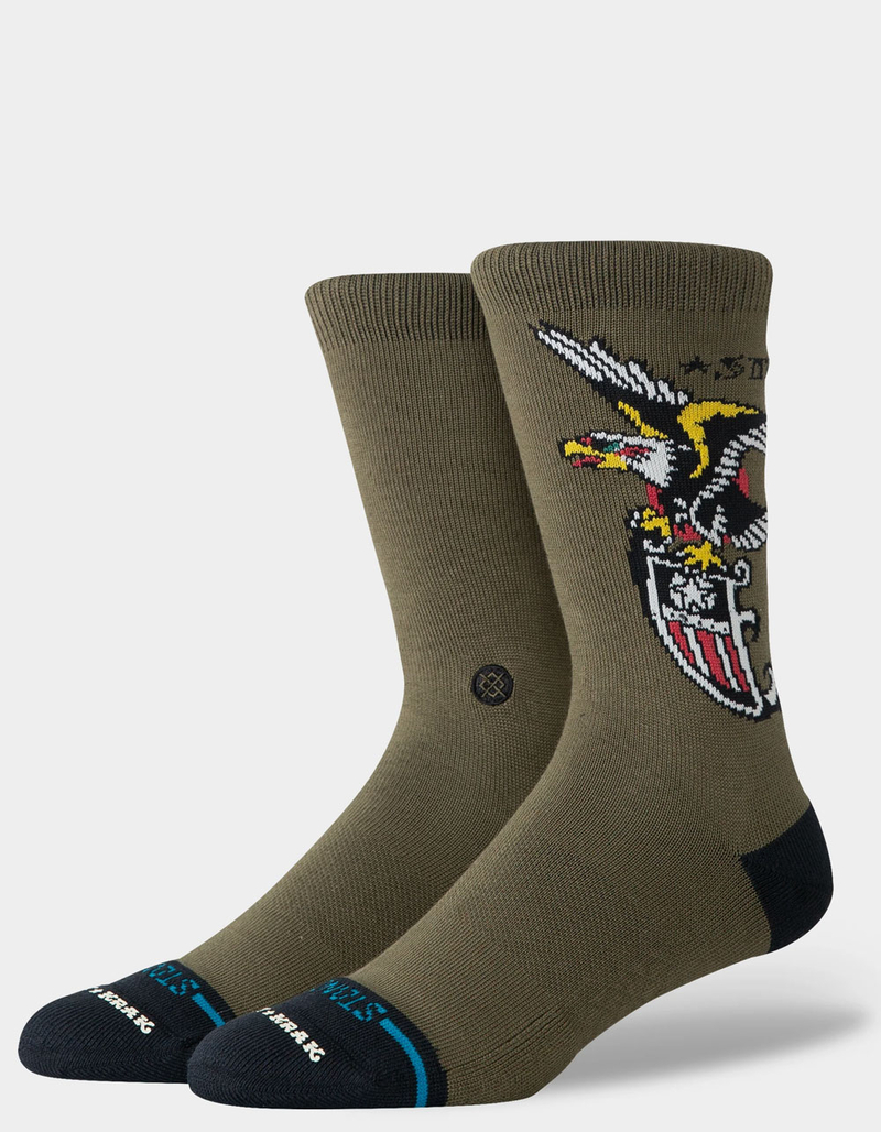 STANCE x Bert Krak The Eagle Mens Crew Socks image number 0
