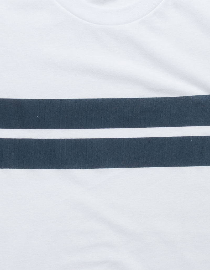 BLUE CROWN Anders Stripe Navy Mens T-Shirt image number 1