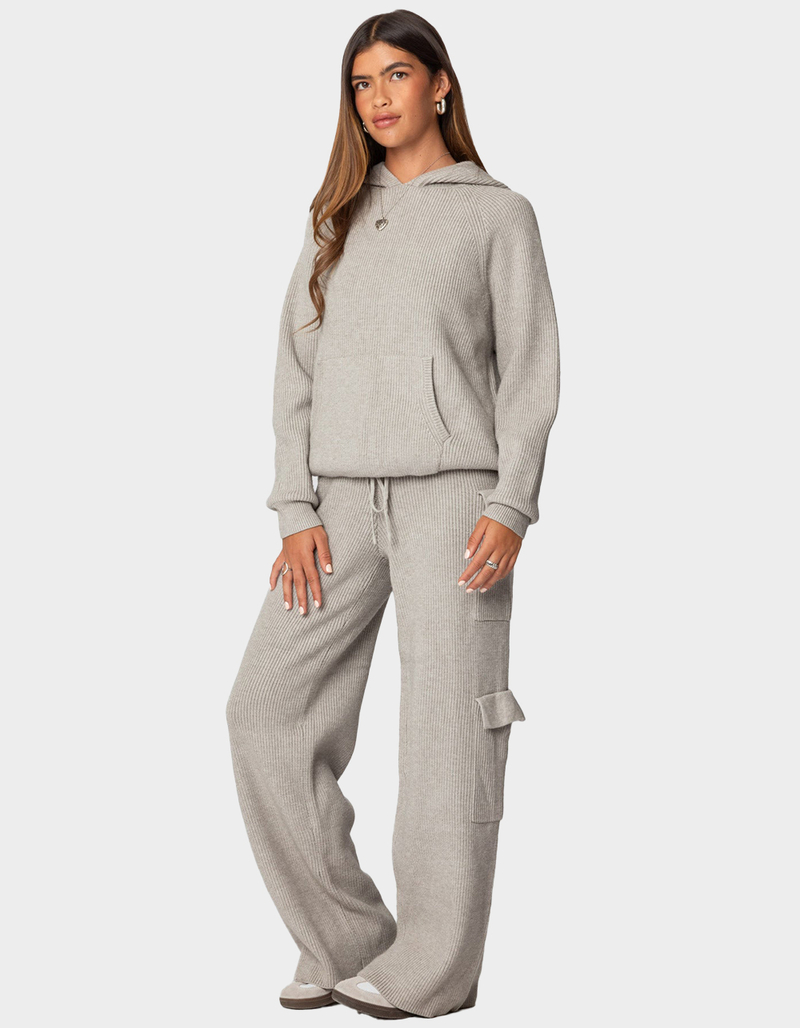 EDIKTED Wynter Knit Cargo Pants image number 2