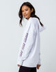 VANS Pilot White Womens Oversized Hoodie image number 2