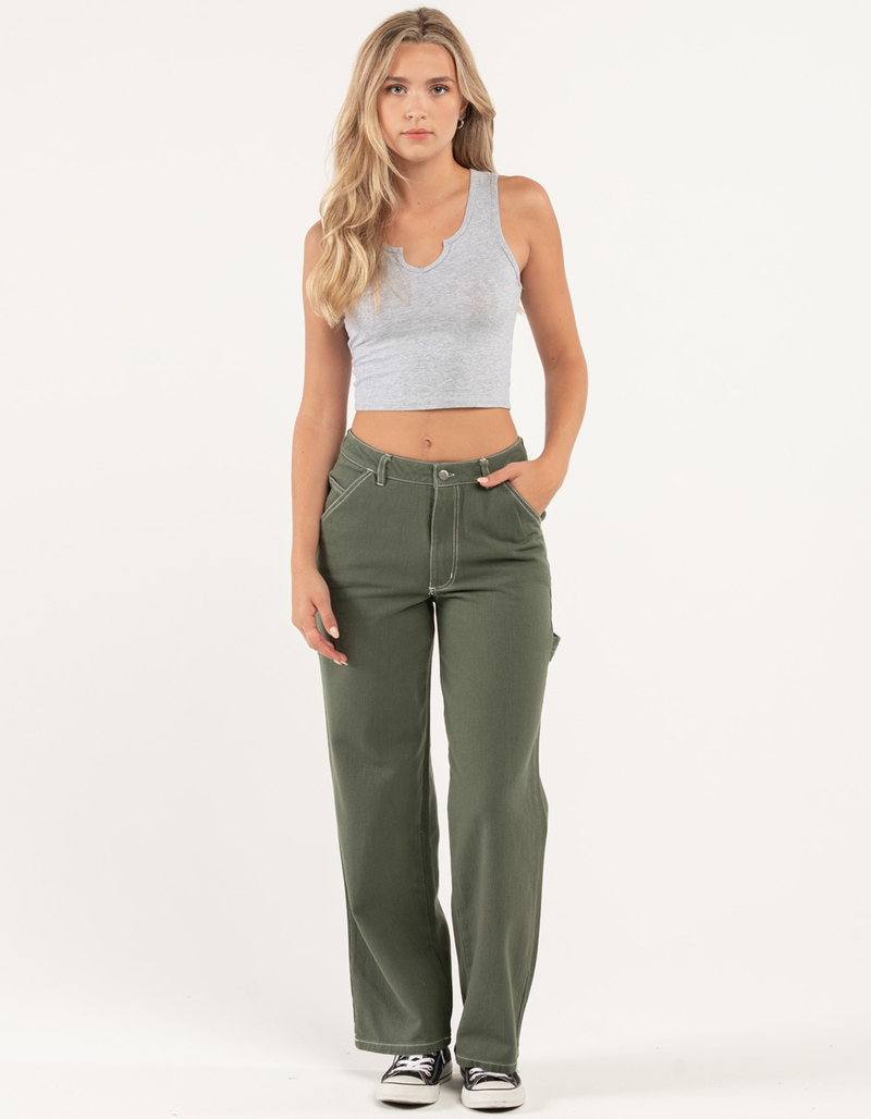 RSQ Womens High Rise Relax Carpenter Pants image number 0