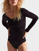 FREE PEOPLE Sleek Rib Womens Layering Top image number 1
